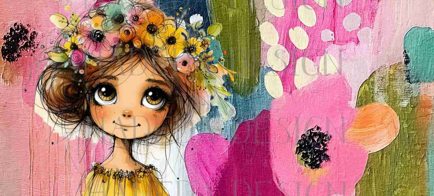 Mother's Day - Whimsical Women Mugwraps - Landscape - Sublimation, Digital and DTF Printing