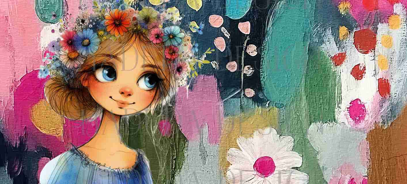Mother's Day - Whimsical Women Mugwraps - Landscape - Sublimation, Digital and DTF Printing