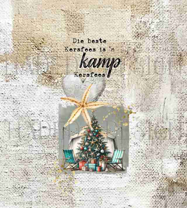 Kamp en See Kersfees Afrikaans Chocolate Wrapper Sized Digital Designs for Sublimation, Canvas, Scrapbooking Paper, Journaling, Mixed Media