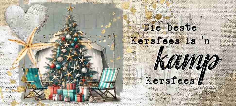 Kamp en See Kersfees Afrikaans Mugwrap Sized Digital Designs for Sublimation, Canvas, Scrapbooking Paper, Journaling, Mixed Media