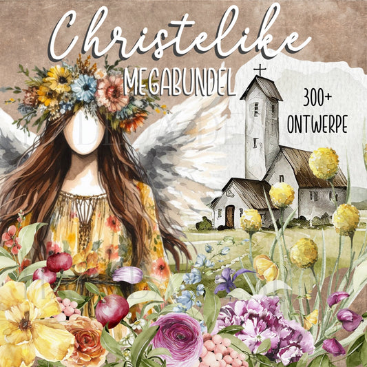 Christian Designs Megabundle - Sublimation, Digital and DTF Printing up to A0 Size, Scrapbooking, Landscape