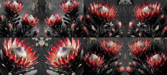 ArtWrap for Mugs Dark Proteas - Mug Wrap Digital Designs for Sublimation of Standard Mug