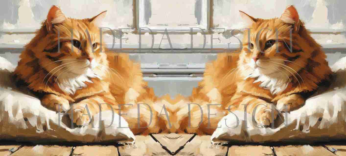 ArtWrap for Mugs Ginger Cats - Mug Wrap Digital Designs for Sublimation of Standard Mug