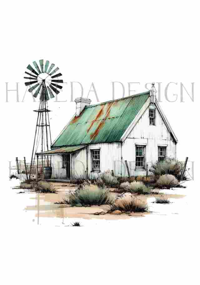 Vintage Karoo Wall Art - Sublimation, Digital and DTF Printing, Scrapbooking, Printable up to A0