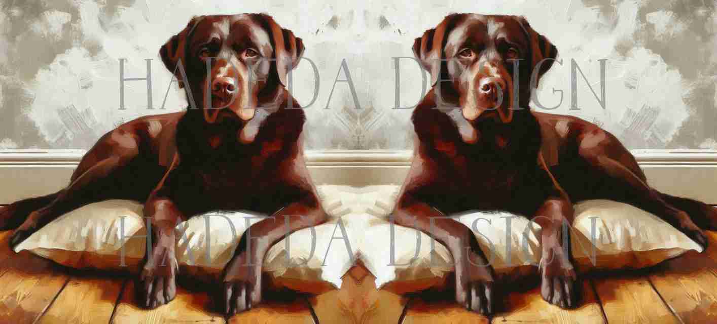 ArtWrap for Mugs Labradors - Mug Wrap Digital Designs for Sublimation of Standard Mug