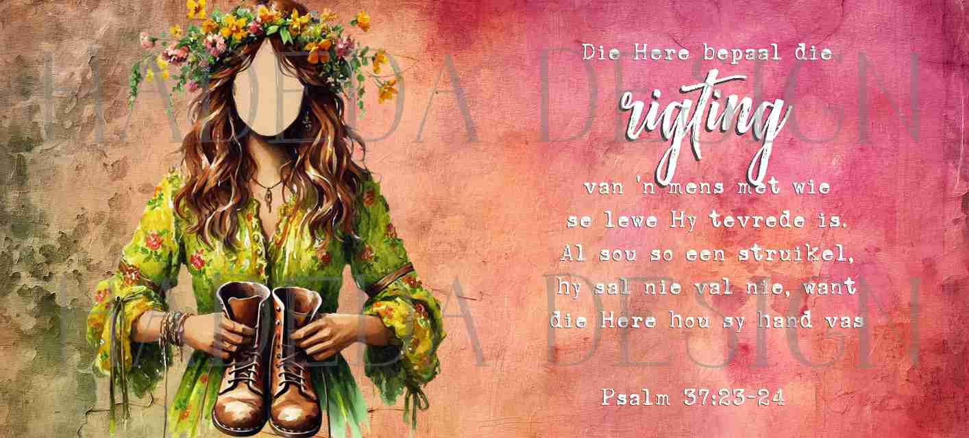 Psalm 37:23-24 Bundle - Girl with Boots - Sublimation, Digital and DTF Printing, Scrapbooking