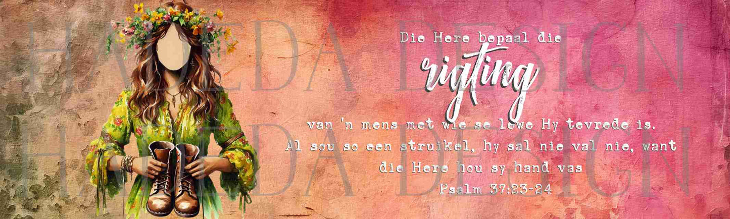 Psalm 37:23-24 Bundle - Girl with Boots - Sublimation, Digital and DTF Printing, Scrapbooking