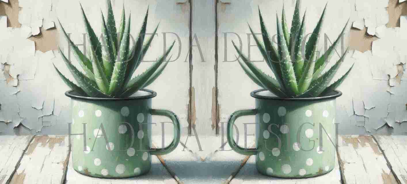 ArtWrap for Mugs Rustic Cups Green - Mug Wrap Digital Designs for Sublimation of Standard Mug