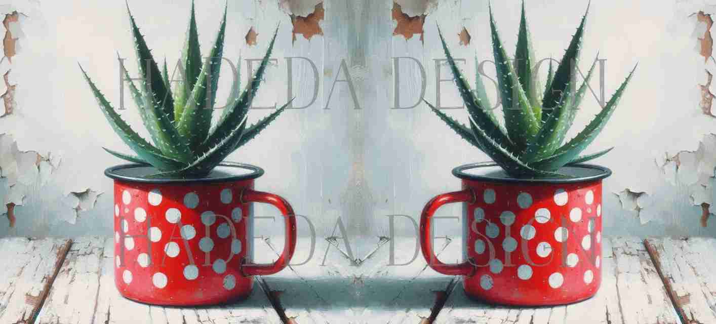 ArtWrap for Mugs Rustic Cups Red - Mug Wrap Digital Designs for Sublimation of Standard Mug