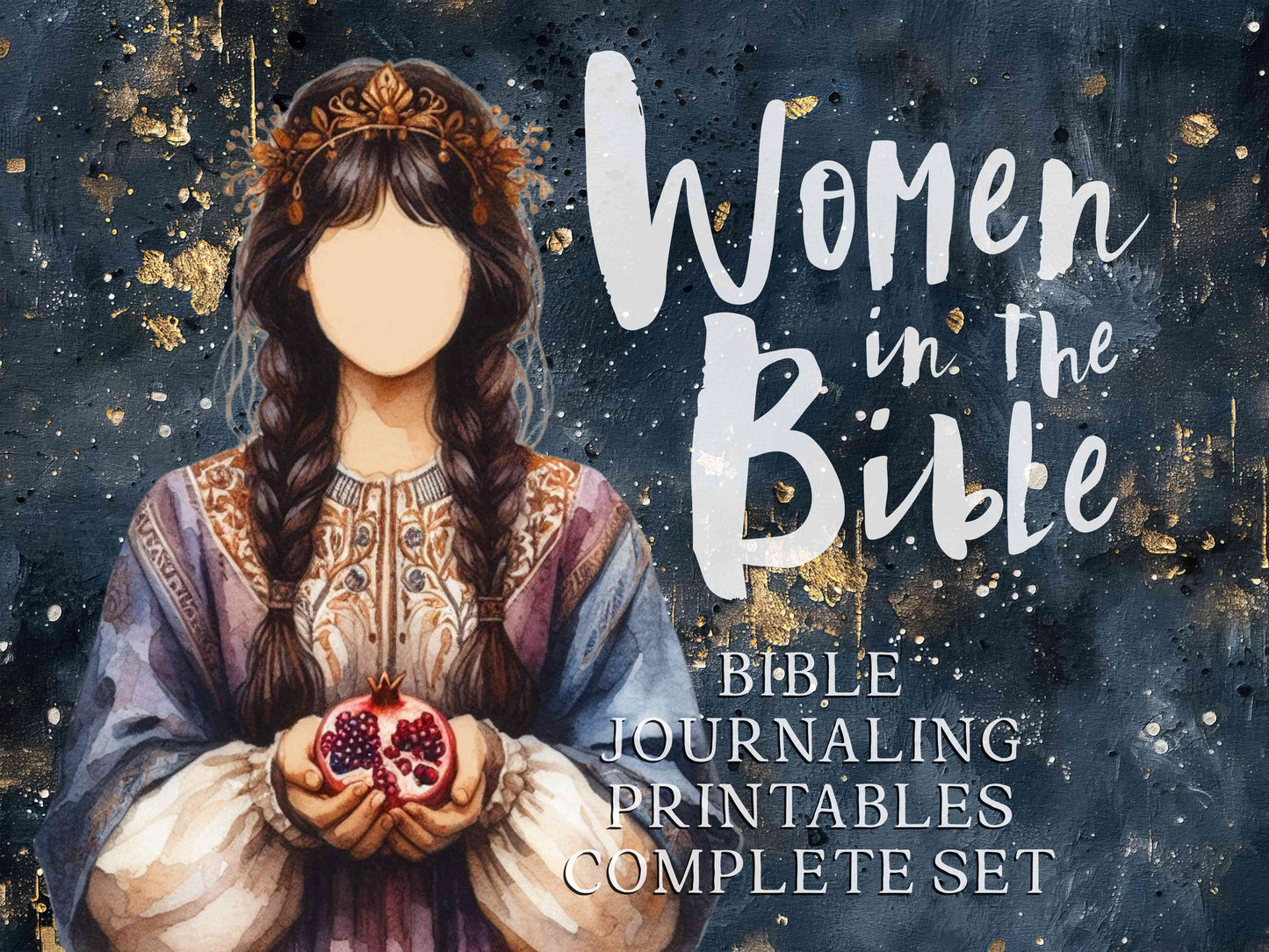 #0 Woman's Month Bible Journaling Printable English - The Woman of the Bible Complete Set