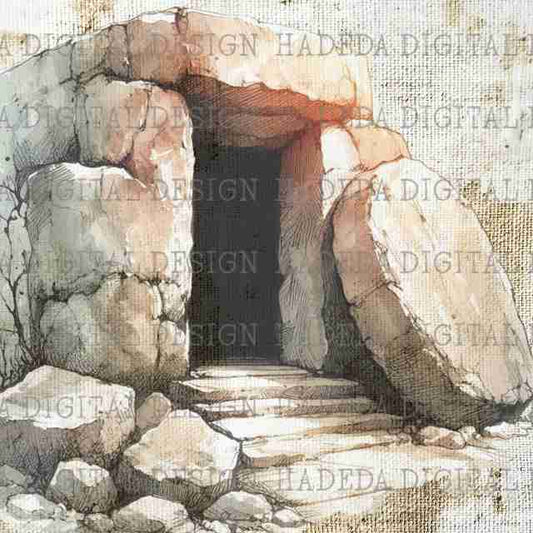 Easter Square Design - Sublimation, Digital and DTF Printing