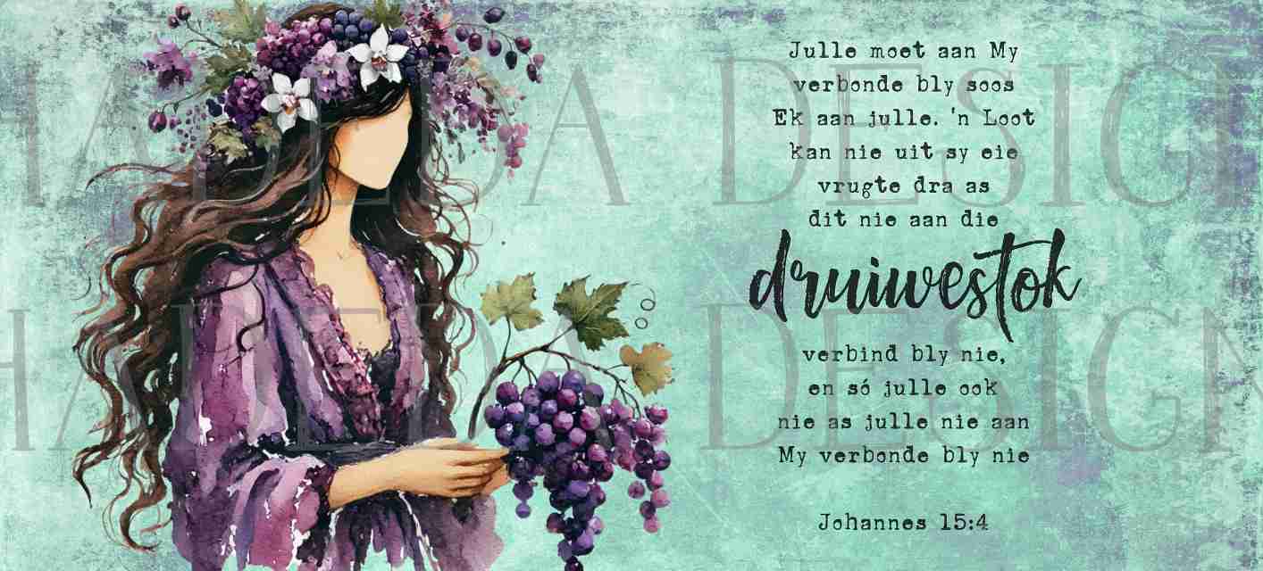 John 15:4 Bundle - Girl with Vine - Sublimation, Digital and DTF Printing, Scrapbooking