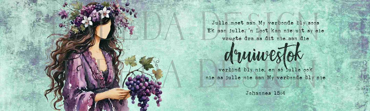 John 15:4 Bundle - Girl with Vine - Sublimation, Digital and DTF Printing, Scrapbooking